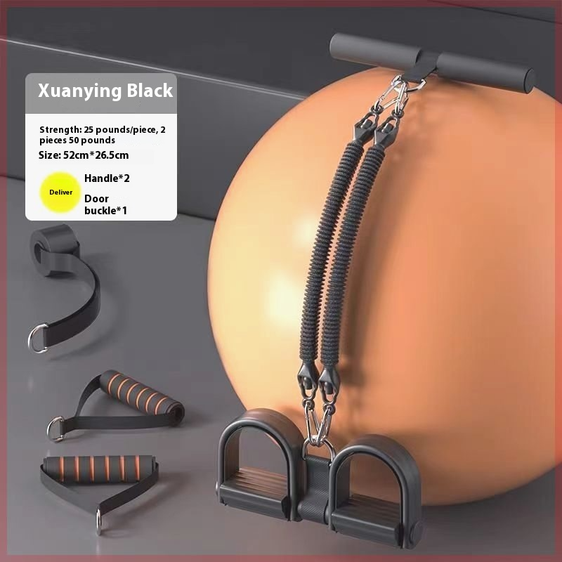 Expansor de Pecho Antirrotura de 4 Cuerdas con Pedal