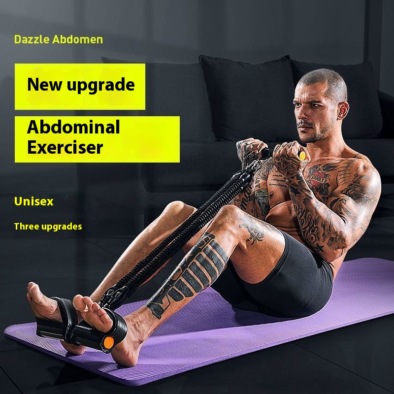 Expansor de Pecho Antirrotura de 4 Cuerdas con Pedal