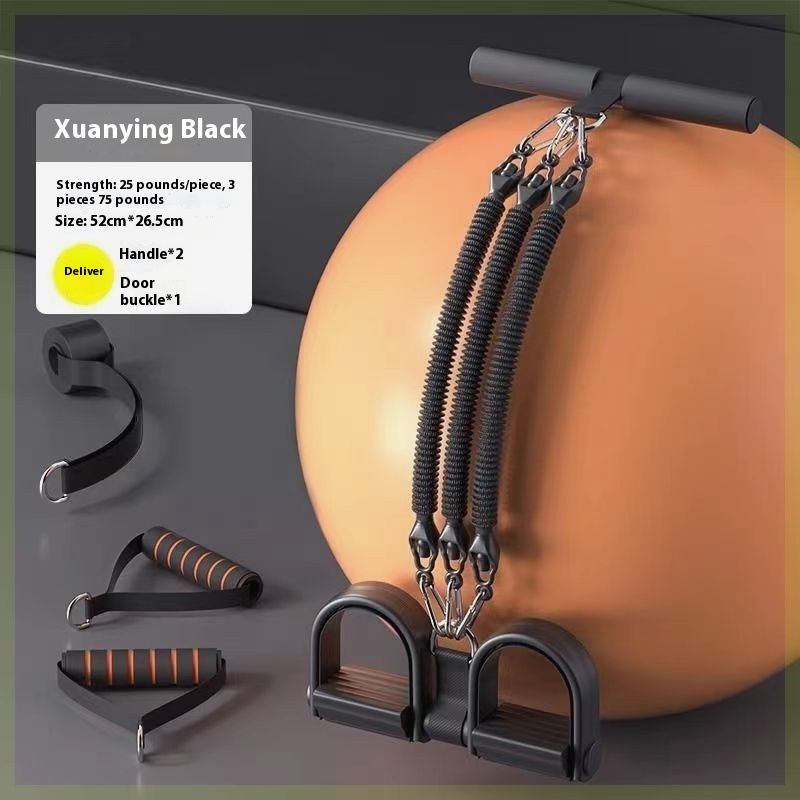 Expansor de Pecho Antirrotura de 4 Cuerdas con Pedal