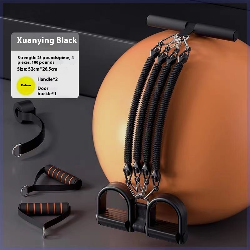 Expansor de Pecho Antirrotura de 4 Cuerdas con Pedal